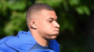 Kylian Mbappé se encuentra concentrado con la selección de Francia.