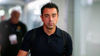 Xavi Hernández es el DT del Barcelona.