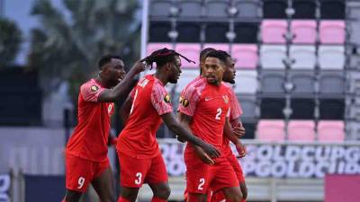 Los jugadores de Guadalupe celebraron el pase a la Copa Oro 2023.