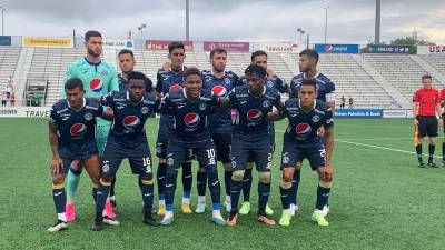 El 11 titular del Motagua que enfrentó al Comunicaciones de Guatemala.