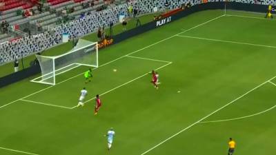 Primer remate a Menjívar: El gol de Qatar que madrugó a Honduras