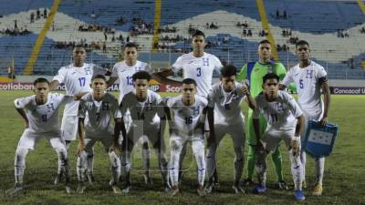 El 11 titular de Honduras que goleó 5-0 a Jamaica por la segunda jornada del Premundial Sub-20 de Concacaf.