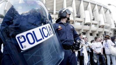 El estadio Santiago Bernabéu se blinda ante el terrorismo.