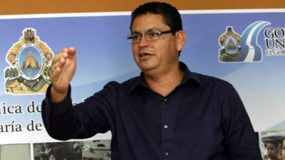 El ministro de Educación, Marlon Escoto.