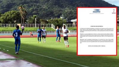 La Fenafuth emitió un comunicado en relación al juego amistoso que disputaron las selecciones de Honduras y Alemania en categoría U23.
