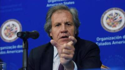 El secretario general de la OEA, Luis Almagro, prevé visitar Honduras este fin de semana.