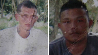 Edwar Sierra (camisa azul) y su primo Geyson Zúniga están secuestrados en México.