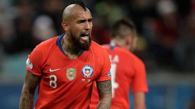 Arturo Vidal, mediocampista de la Selección de Chile.