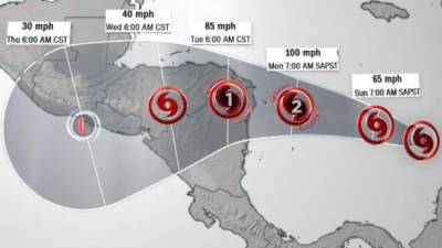 El Salvador se encontraba en alerta de prevención (verde) desde el pasado miércoles.Imagen tomda de cnn.com