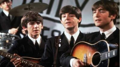 En la imagen, tres de los cuatro integrantes de 'The Beatles', George Harrison, Paul McCartney y John Lennon.