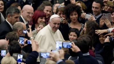 El Papa dijo que “no son las arrugas de la Iglesia lo que se tienen que temer, sino las manchas”. Foto: AFP/Tiziana Fabi