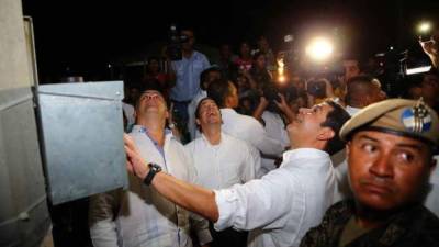 El presidente Juan Orlando Hernández inauguró el proyecto.