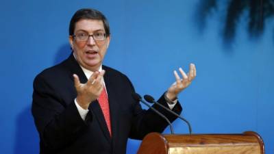 El ministro de Relaciones Exteriores de Cuba, Bruno Rodríguez Parrilla. EFE/Archivo