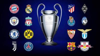 Los 16 clasificados para los octavos de final de la UEFA Champions League.