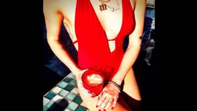 La cantante publicó la imagen es su cuenta de Twitter.