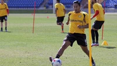 Ramón Núñez ya realizó su primer entrenamiento con su nuevo club. Foto Cortesía Andrea Yanez.