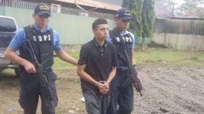 El detenido fue presentado por la Policía.