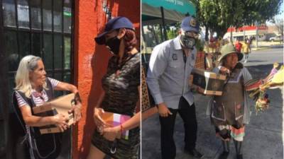 Alejandrina Guzmán, hija del capo mexicano Joaquín 'Chapo' Guzmán, provocó el rechazo del Gobierno de México al repartir cajas de provisiones con el nombre y rostro de su padre a ancianos que se encuentran aislados en sus casas para evitar contagios del nuevo coronavirus, en la ciudad mexicana de Guadalajara.