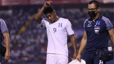 Antony Lozano salió de cambio en la derrota de 2-3 que sufrió Honduras ante Panamá el pasado viernes.