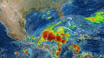 Fotografía referencial de incidencia de huracanes en la región centroamericana. Centro Nacional de Huracanes