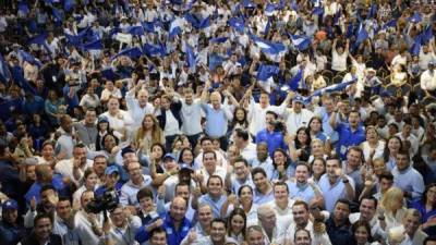 Los líderes del Partido Nacional participaron de la Convención Nacionalista Celín Discua, que se realizó en el departamento de Danlí.