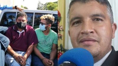 Carlos Gutiérrez Lara (25) y Junior Francisco Bonilla Sosa (36) son los principales sospechosos de la muerte del comunicador.