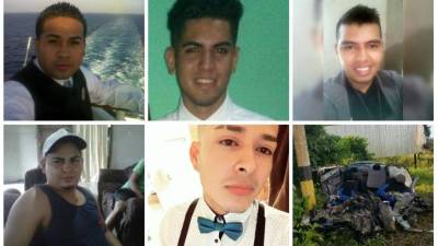 José Juárez, Gabriel Escobar, Marvin Paredes, Erick Alonso y Mainor Gerardo Amador se conducían hacia el litoral Caribe hondureño cuando una fuerte colisión atomovilística les quitó la vida.