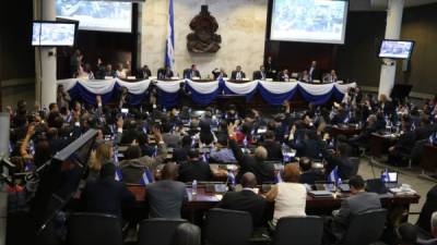 Diputados durante la sesión del Congreso del Congreso Nacional.