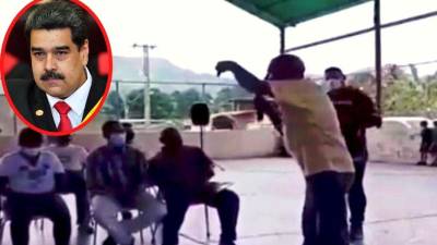 El opositor sufrió un infarto en pleno discurso.