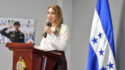 Alejandra Martínez, subsecretaria de Seguridad de Honduras.