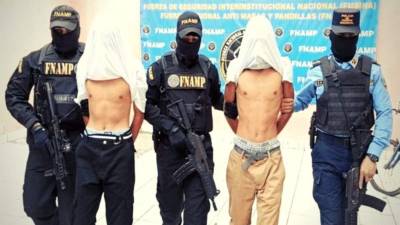 Serán acusados por delitos de extorsión y tráfico de drogas.