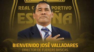 José Francisco Valladares llega al cuadro aurinegro. Foto Twitter Real España.