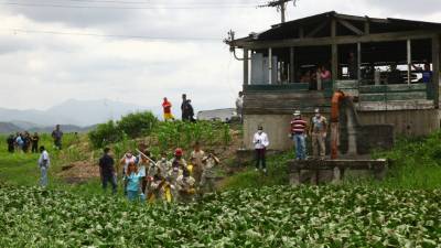 Los restos de Aníbal Barrow fueron encontrados en una laguna en Dos Caminos.