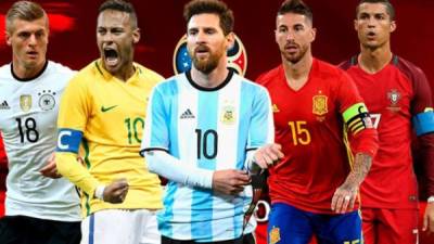 Grandes cracks del fútbol buscarán ser campeones del Mundo. Foto Líbero.