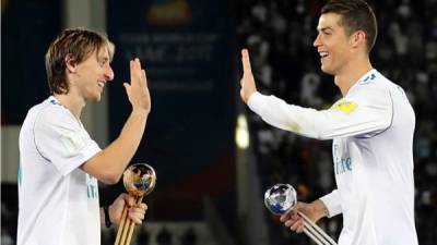 Cristiano Ronaldo le mandó un mensaje a Luka Modric por ganar el premio The Best al mejor jugador de la temporada.