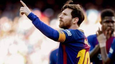 Lionel Messi es considerado el mejor jugador de la historia del FC Barcelona. FOTO AFP