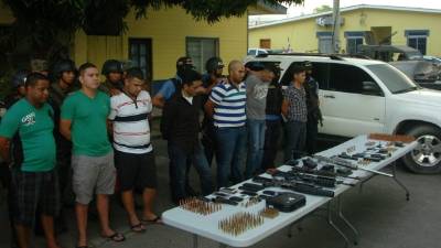 Los sospechosos fueron capturados por la Policía.