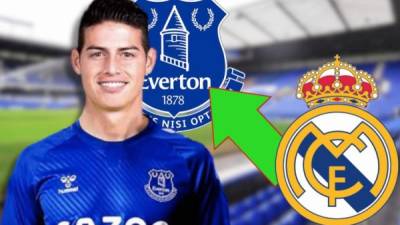 James Rodríguez no le costó nada al Everton tras ficharlo procedente del Real Madrid.