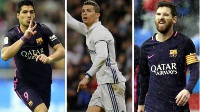 Lionel Messi no marcó, pero sigue por encima de Luis Suárez y Cristiano Ronaldo en la tabla de goleadores de la Liga Española.