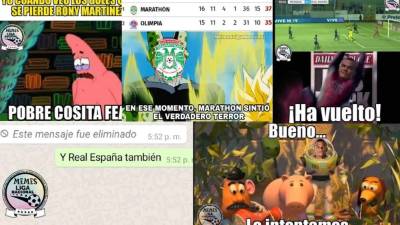 Los memes que dejaron los partidos de la jornada 16 del Torneo Apertura 2019 de la Liga Nacional de Honduras con Real España y Rony Martínez como protagonistas.