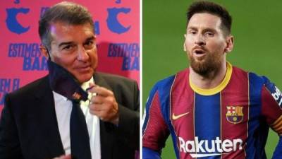 Joan Laporta señaló que Messi lo ha felicitado tras ganar las elecciones a la presidencia del Barcelona.