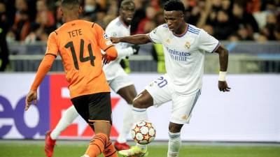 Vinicius Junior fue un dolor de cabeza para la zaga defensiva del Shakhtar.