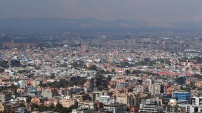 Panorámica de la ciudad de Bogotá (Colombia). FOTO: EFE/MAURICIO DUEÑAS CASTAÑEDA