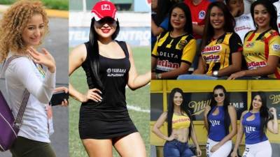 Las mejores imágenes de las chicas que adornaron la jornada 16 del Torneo Clausura 2018 en la Liga Nacional del fútbol hondureño.