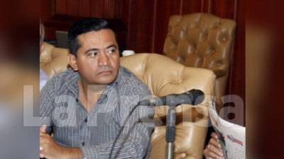 El exregidor sampedrano Diógenes Aguilar. Foto archivo LA PRENSA