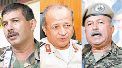 Fredy Díaz Zelaya, Julián Pacheco Tinoco y Andrés Felipe Díaz