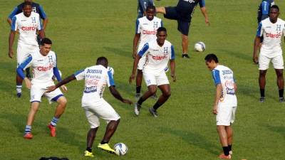 La Bicolor entrenó la tarde de este domingo en el estadio Olímpico. Foto Delmer Martínez
