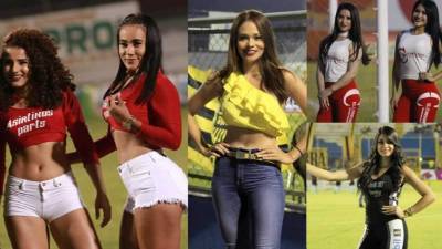 Ellas son las chicas que engalanaron la penúltima jornada en la Liga Nacional del fútbol hondureño.