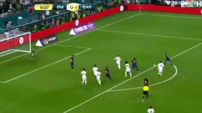 El golazo de Ivan Rakitic contra el Real Madrid en Miami.