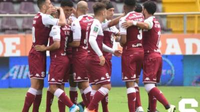 Saprissa es el equipo más importante de Costa Rica y rival de Motagua en la final de la Liga de Concacaf. Foto Twitter Saprissa.